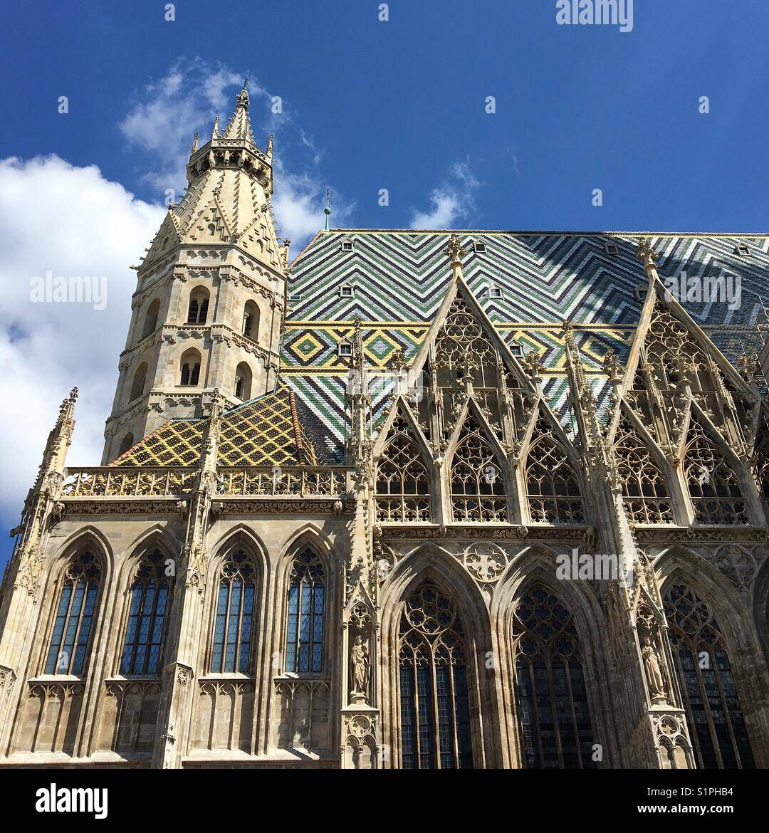 Il Duomo di Santo Stefano a Vienna, in Austria Foto Stock