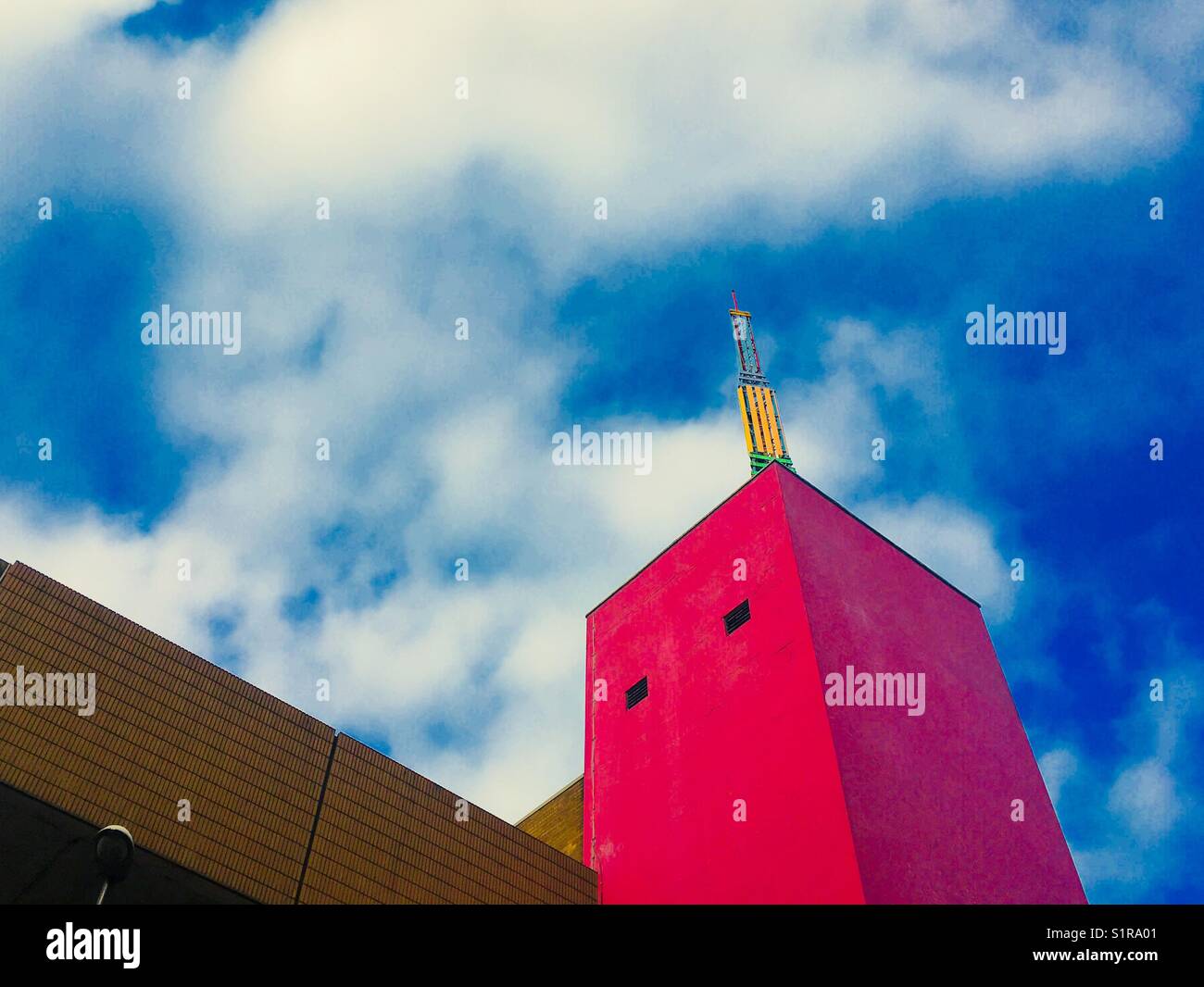 Edificio del parcheggio a Manchester Foto Stock