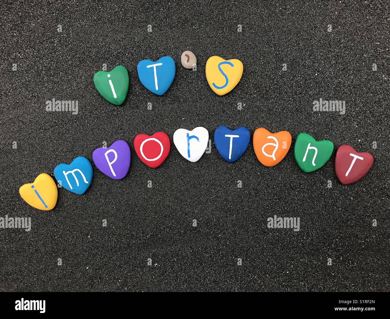 È importante - Immagine stock catturata con smartphone