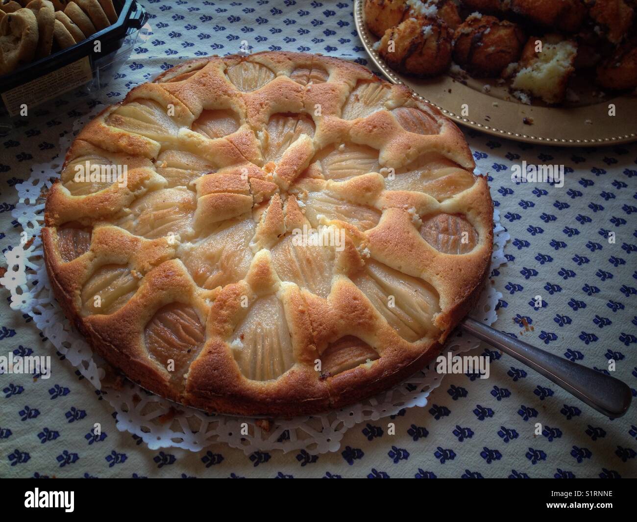 Torta di Apple - Immagine stock catturata con smartphone