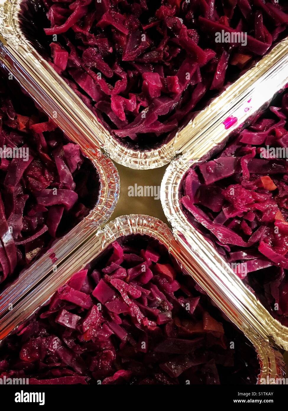 Cavolo rosso - Immagine stock catturata con smartphone
