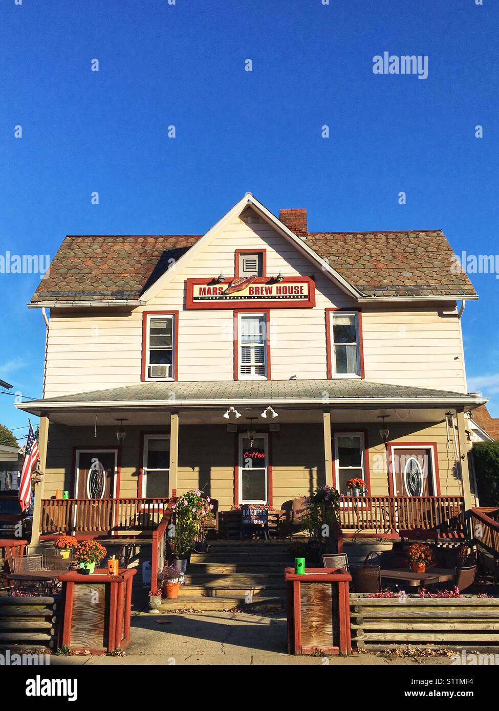 Mars brew house nel centro cittadino di Marte, Philadelphia, Stati Uniti d'America Foto Stock