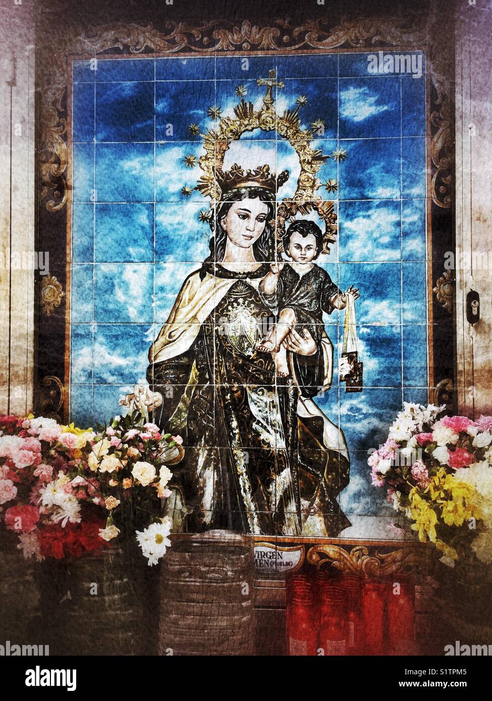 Virgen del carmen immagini e fotografie stock ad alta risoluzione - Alamy