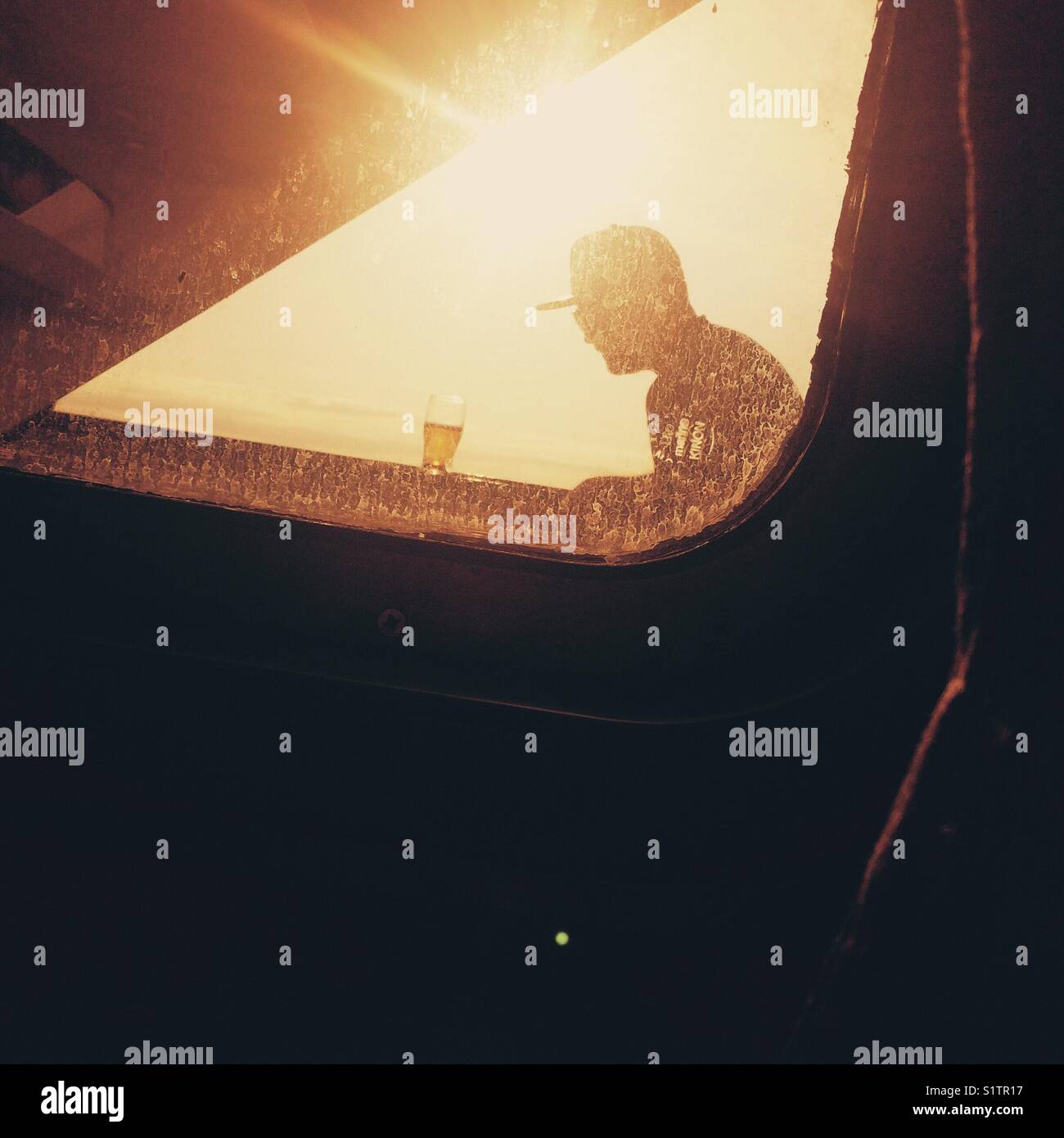 Un estate pinta di birra Foto Stock