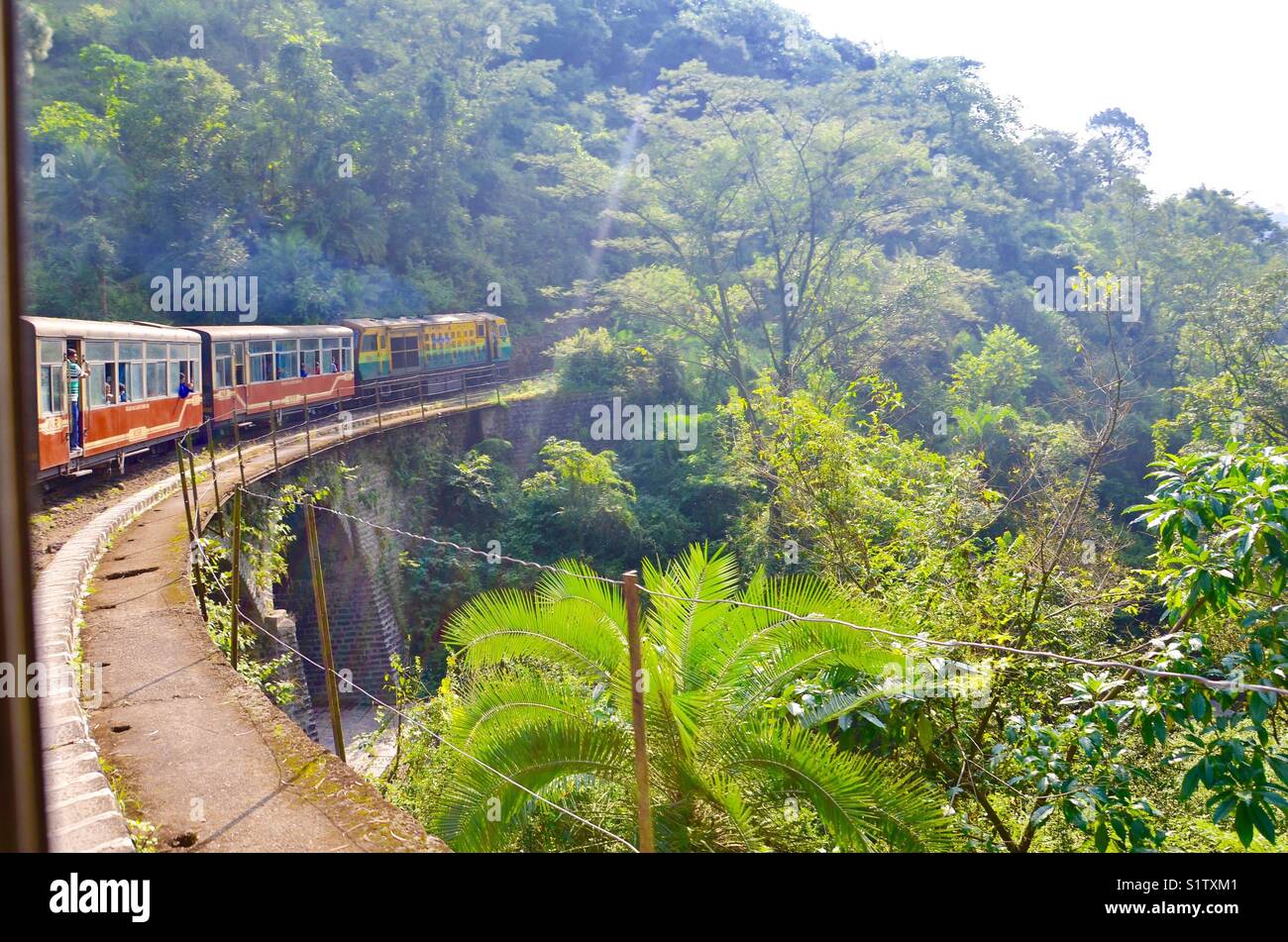 Toy Train modo di Shimla.. Foto Stock