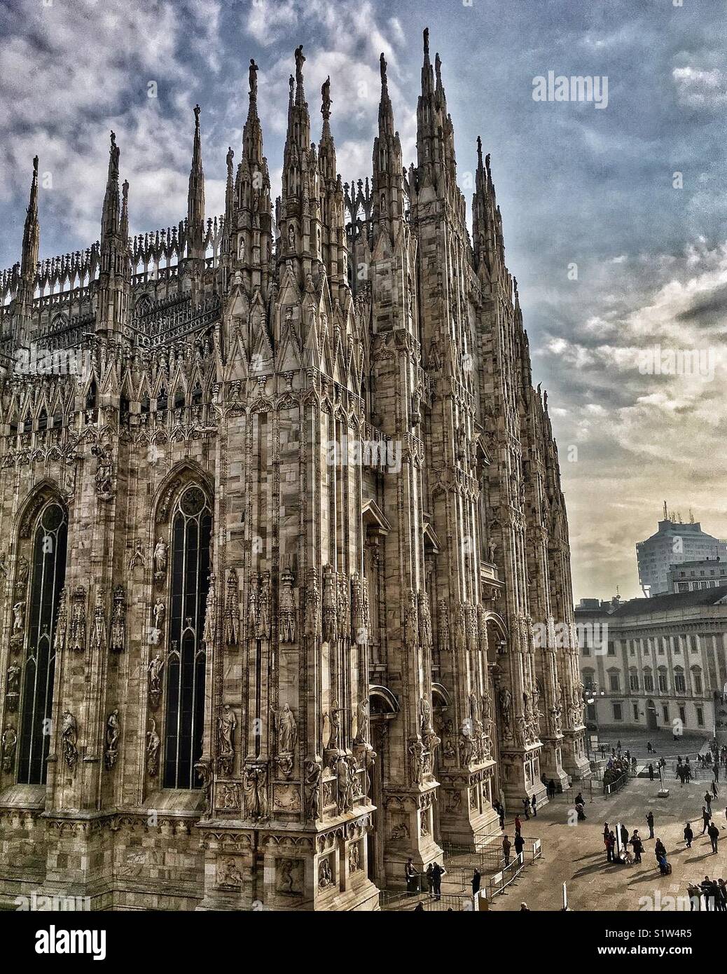 Maestoso Duomo di Milano Duomo Foto Stock