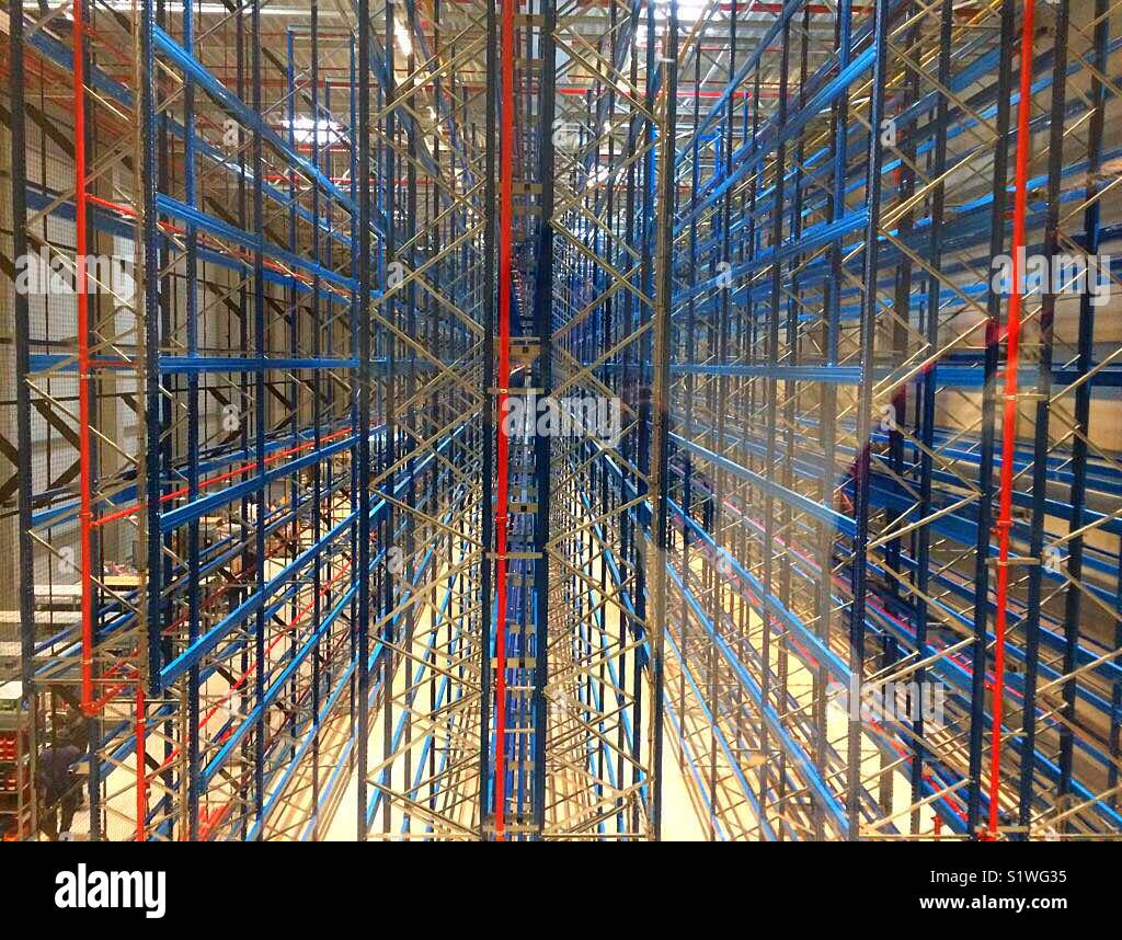 Ponteggio e architettura. - Immagine stock catturata con smartphone