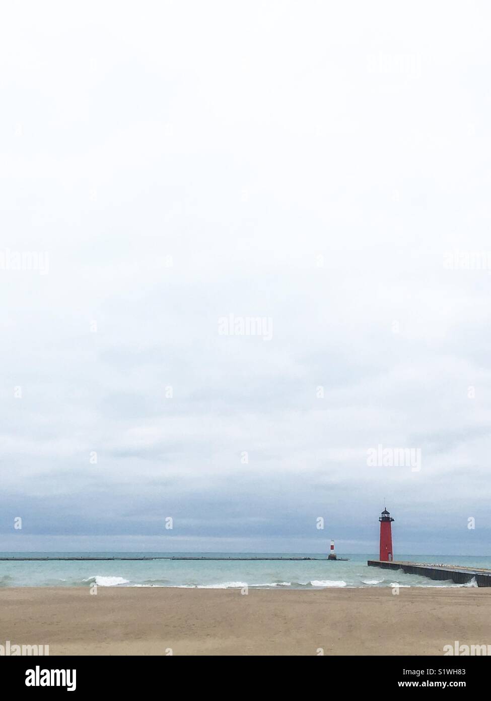 Kenosha faro, Kenosha, Wisconsin Foto Stock