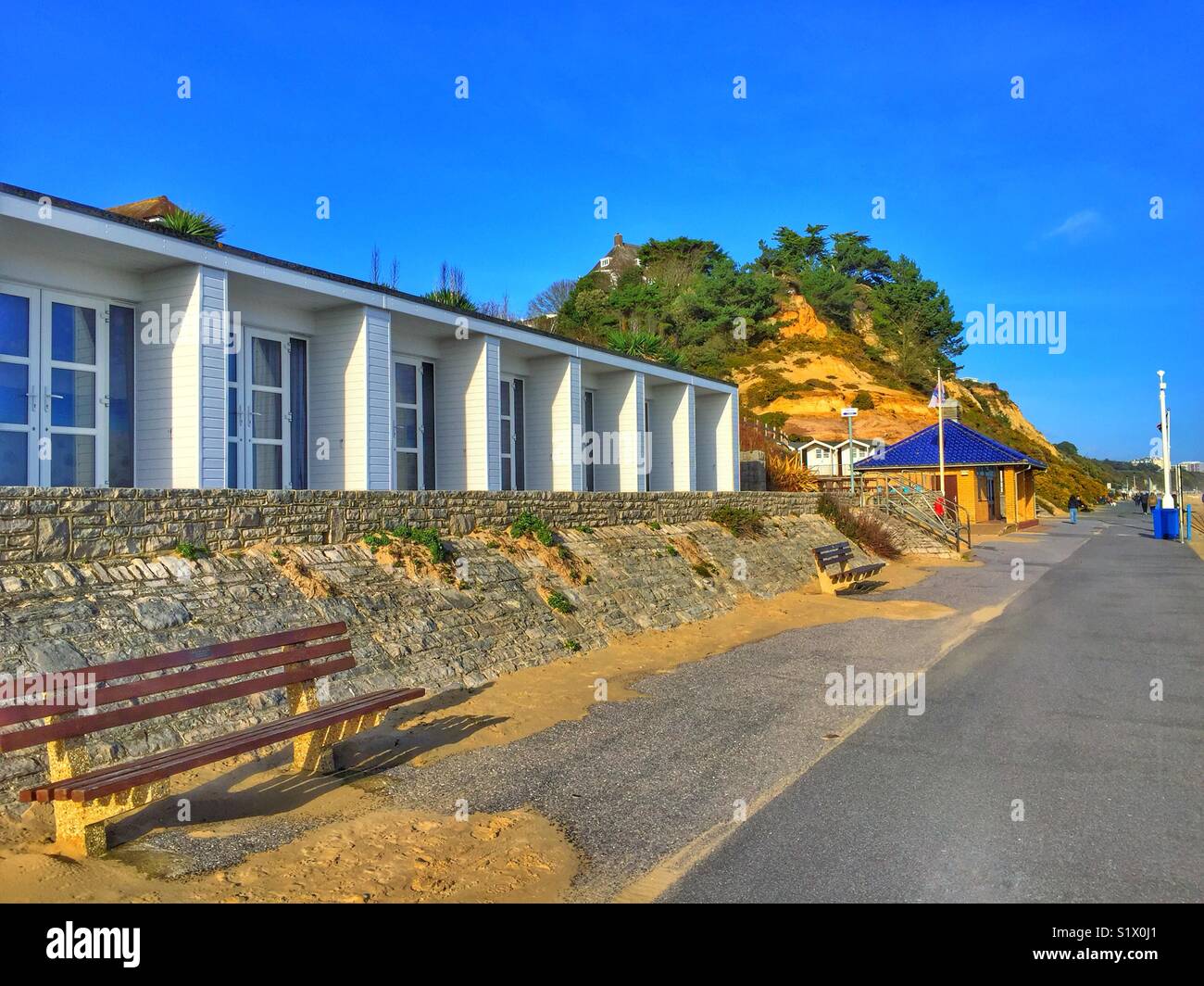 Seaside Beach Promenade Foto Stock