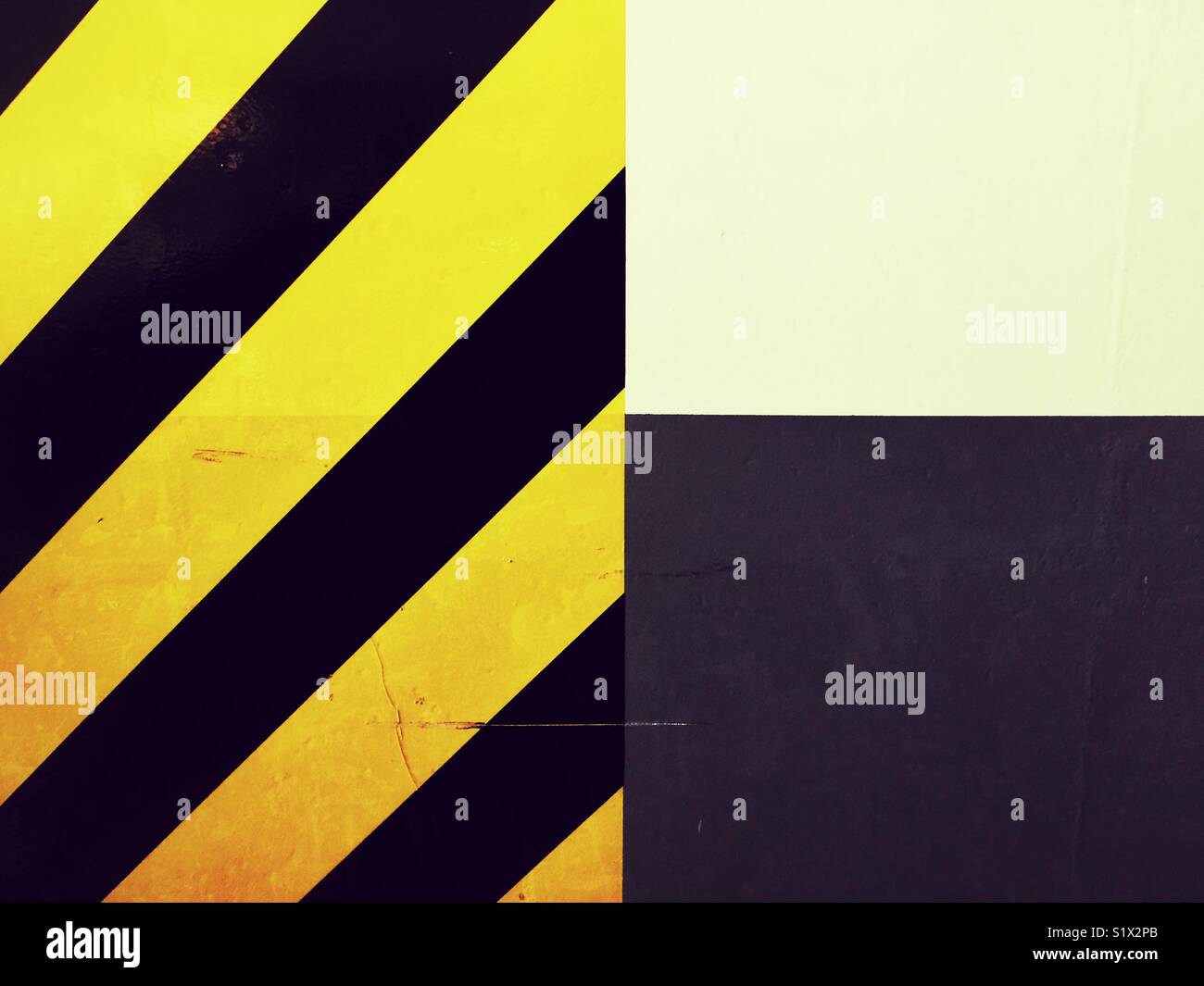 Moderna strada urbana grafica astratta delle strisce di traffico Foto Stock