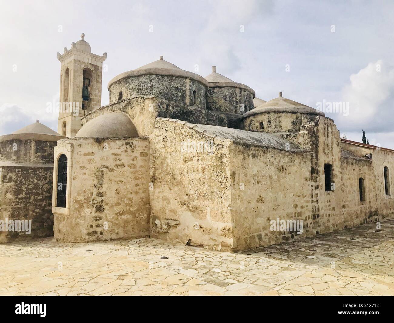 Agia Paraskevi chiesa bizantina, Geroskipou, Cipro Foto Stock