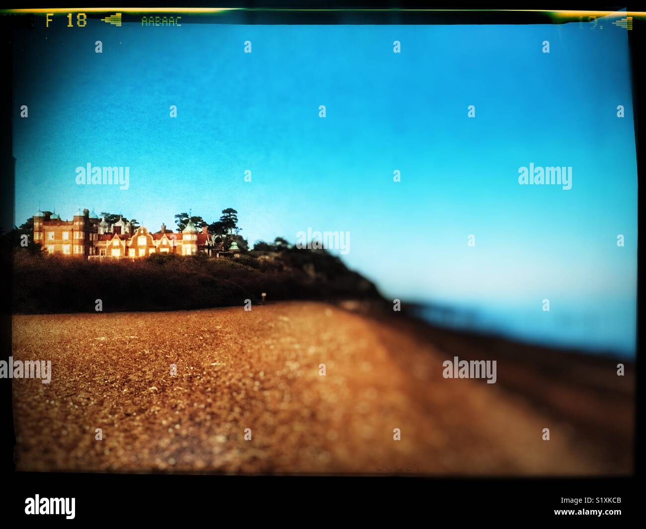 Bawdsey Manor dove nel 1937 Robert Watson Watt sviluppato il primo al mondo operativo stazione radar che ha svolto un ruolo importante nella battaglia di Gran Bretagna nel 1940. Foto Stock