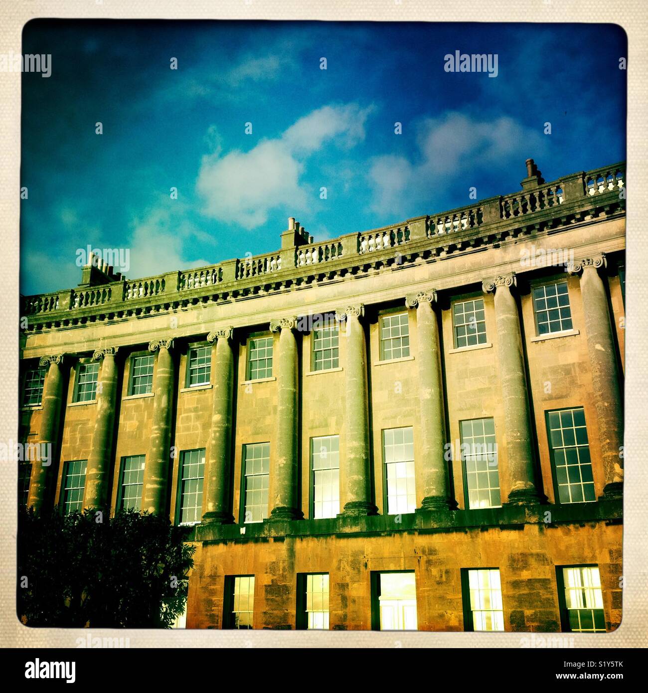 Vasca da bagno Royal Crescent Foto Stock