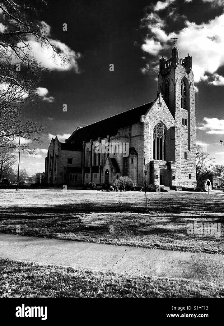 La Williams Memorial Chapel presso il collegio degli Ozarks di Branson, nel Missouri. Foto Stock