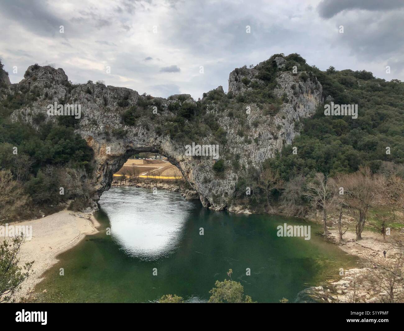 Pont d'arc Ardeche Francia Foto Stock