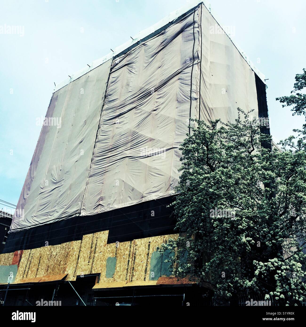 Nuova costruzione in Seattle Foto Stock