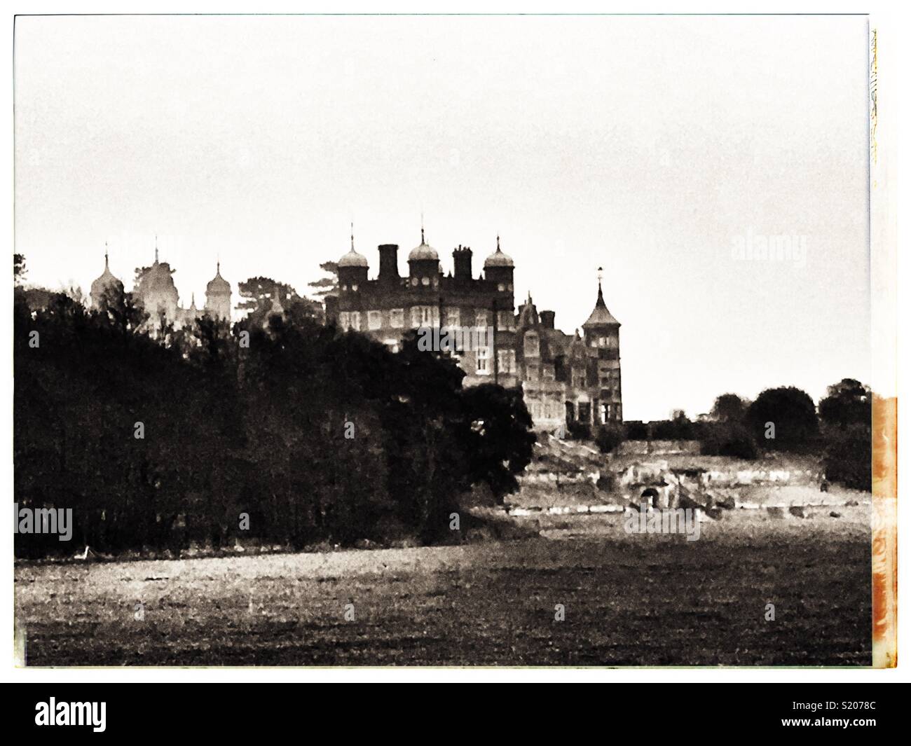 Bawdsey Manor Suffolk in Inghilterra dove nel 1937 Robert Watson-Watt sviluppato radar che nel 1940 divenne il primo funzionamento stazione radar in tutto il mondo a giocare un ruolo importante nella battaglia di Gran Bretagna Foto Stock
