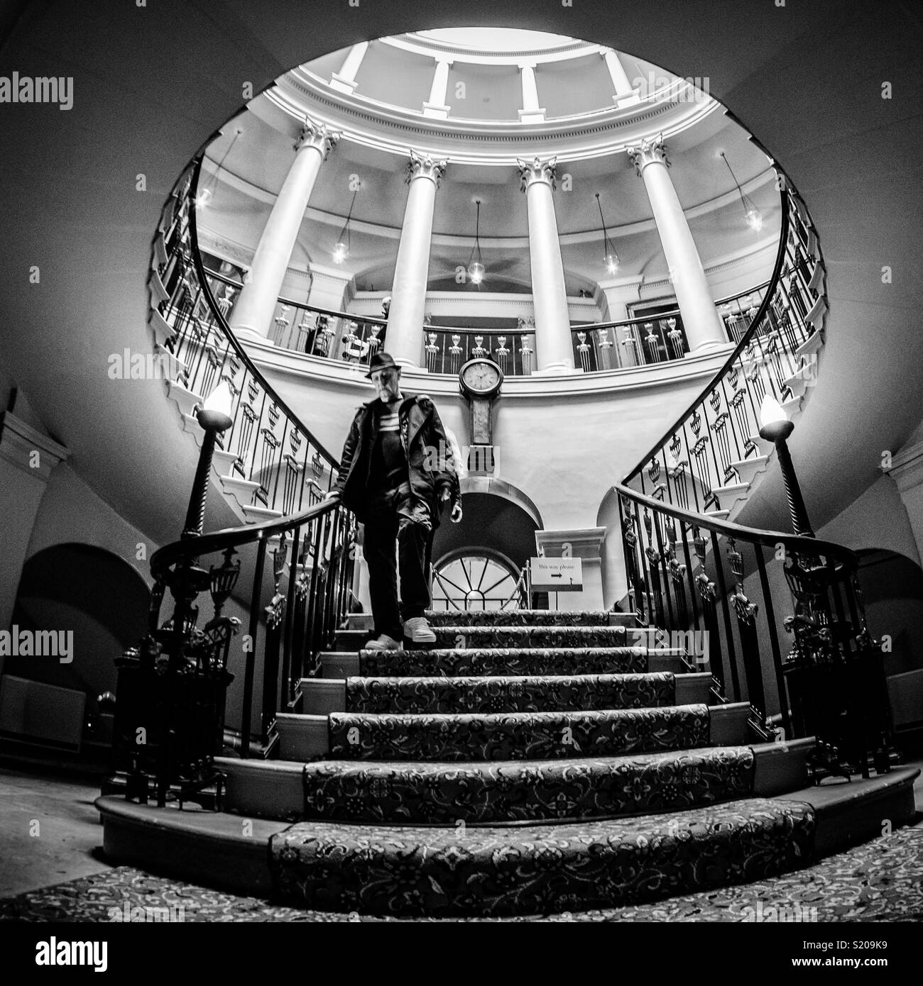 All'interno di Culzean Castle, Ayrshire, in Scozia, Regno Unito Foto Stock