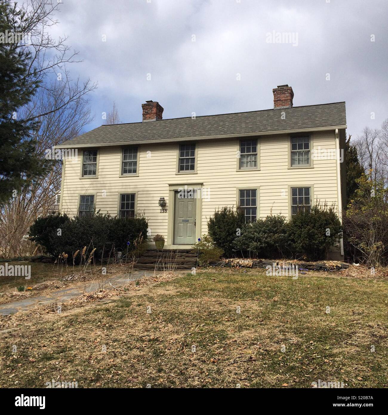 Una casa a Northampton, Massachusetts, Stati Uniti Foto Stock