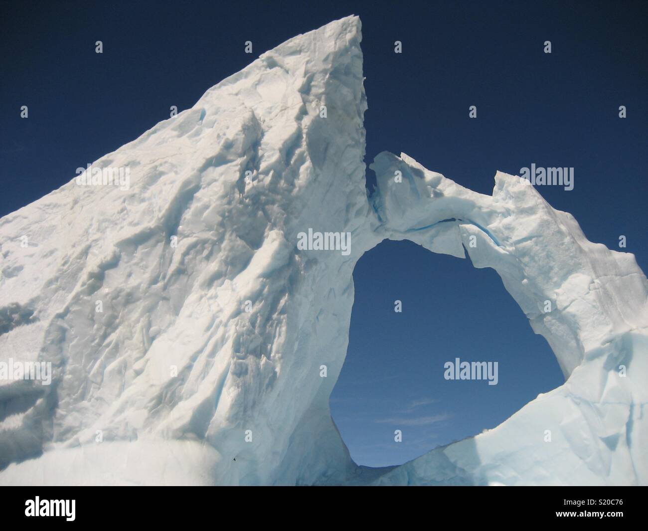 Iceberg, Penisola antartica. - Immagine stock catturata con smartphone