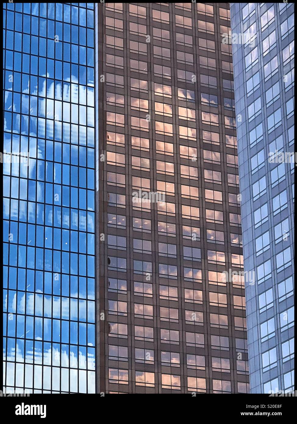 Grattacieli di Los Angeles. Foto Stock