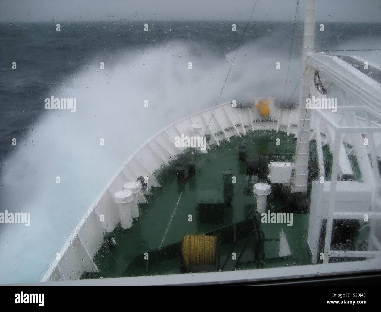 Attraversando il passaggio di Drake. - Immagine stock catturata con smartphone