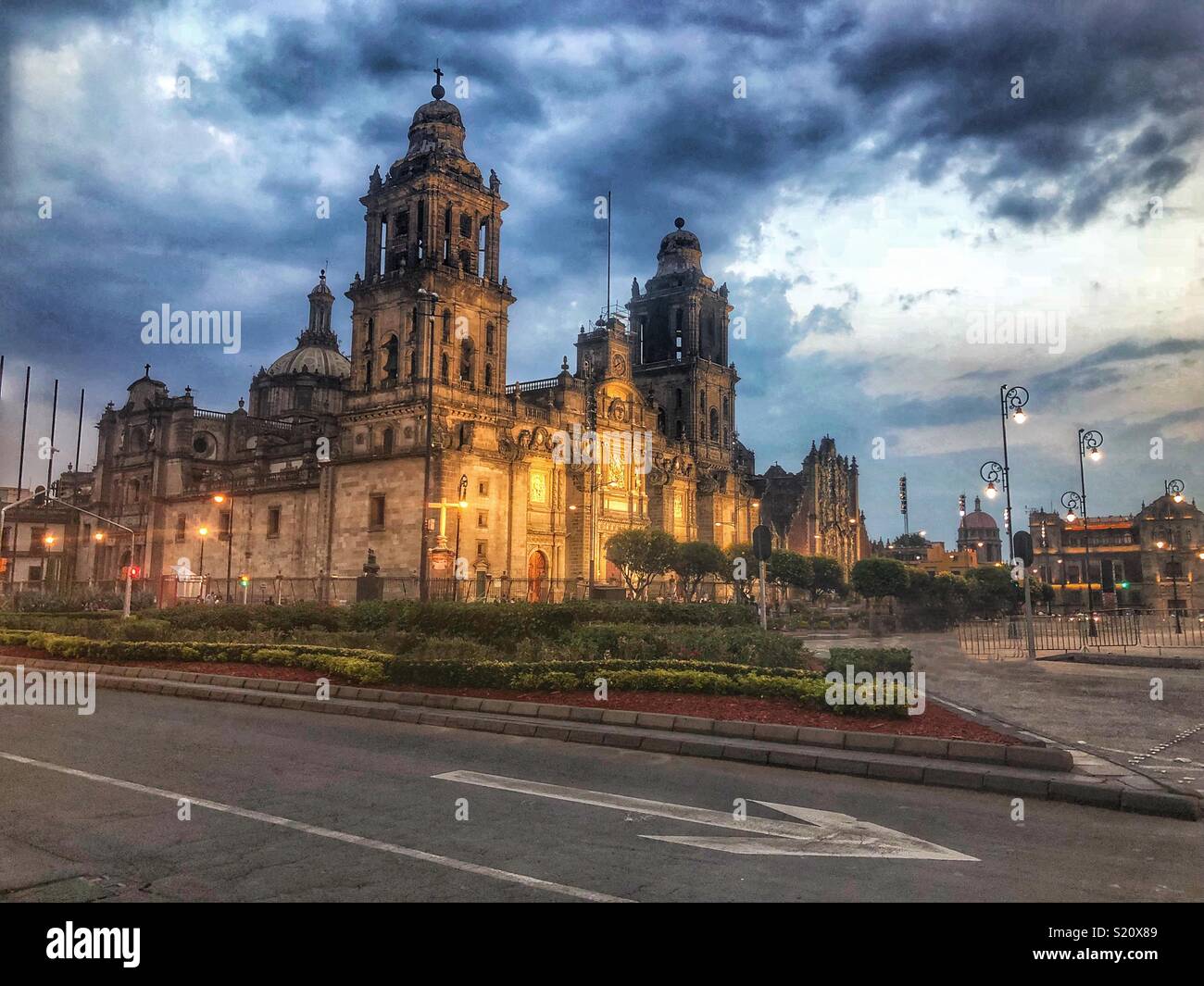 Città del Messico cattedrale Foto Stock