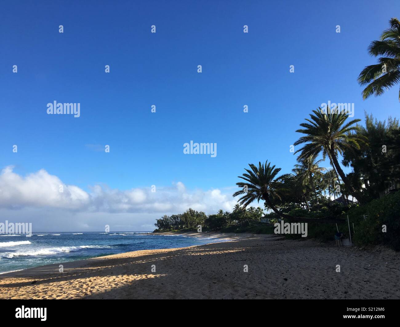 Sunset beach, Oahu, Hawaii Foto Stock