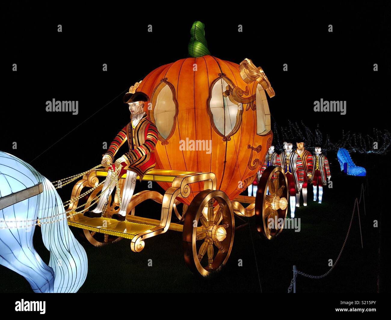 Cenerentola del carrello di zucca Foto stock - Alamy