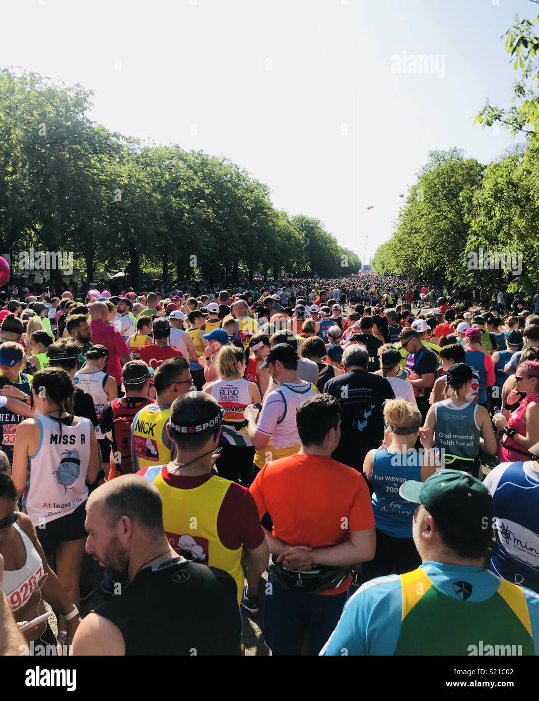 Virgin London Marathon 2018 Foto Stock