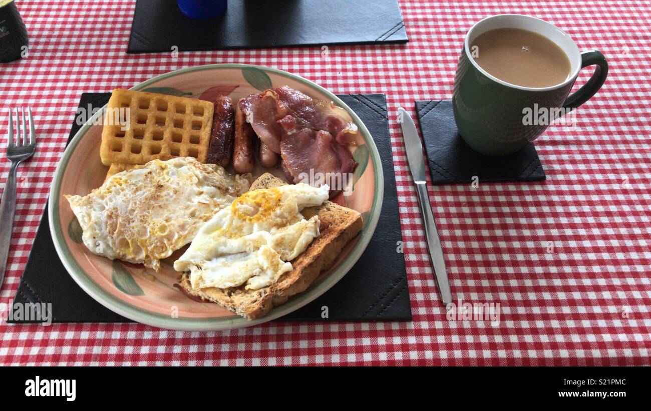 Colazione Irlandese completa Foto Stock