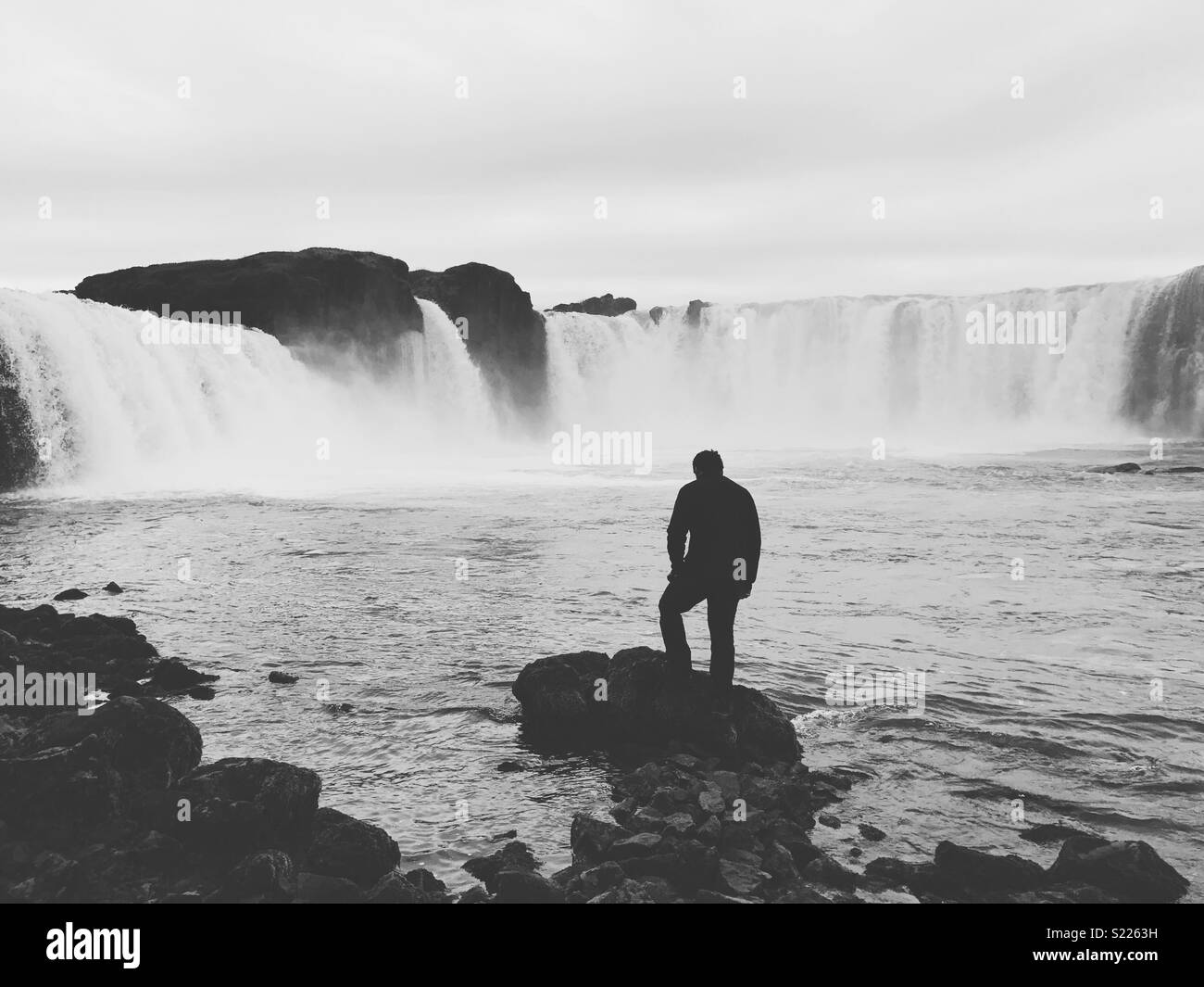 Cascate islandese Foto Stock