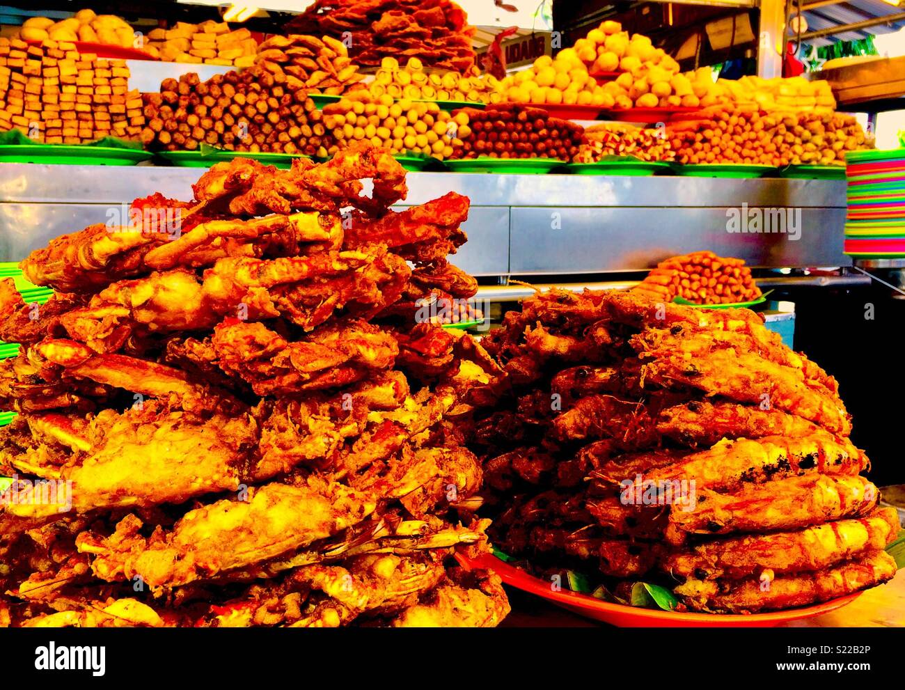 Cucina di strada Hawker Foto Stock