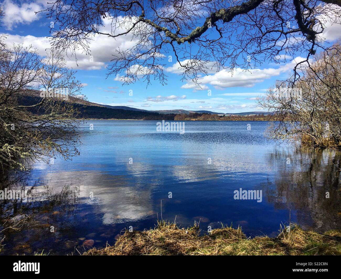 Lago scozzese Foto Stock