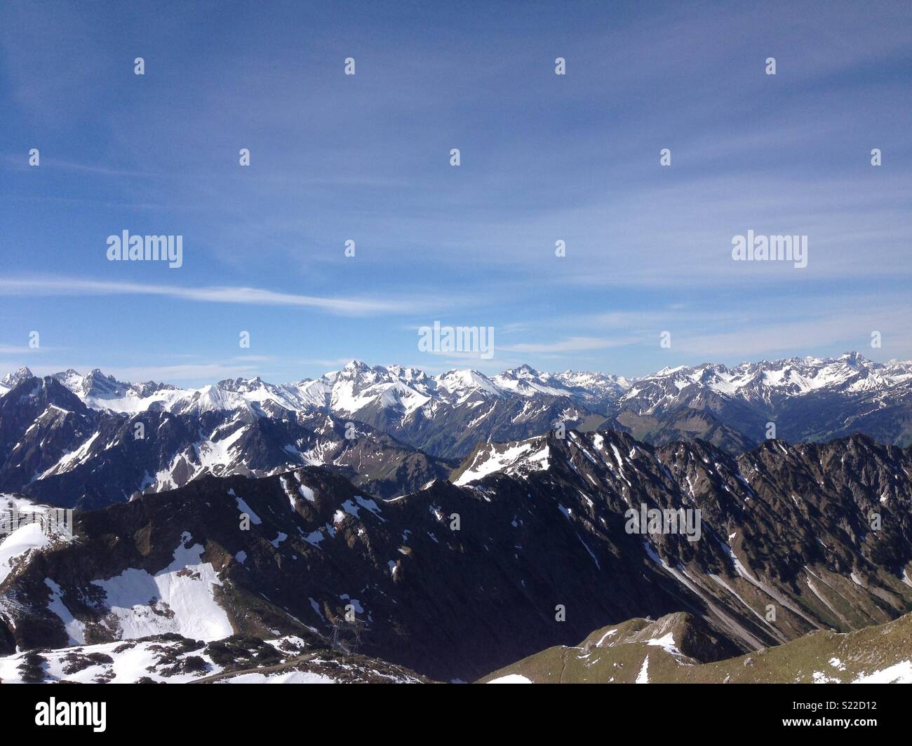 Alpi tedesche Foto Stock
