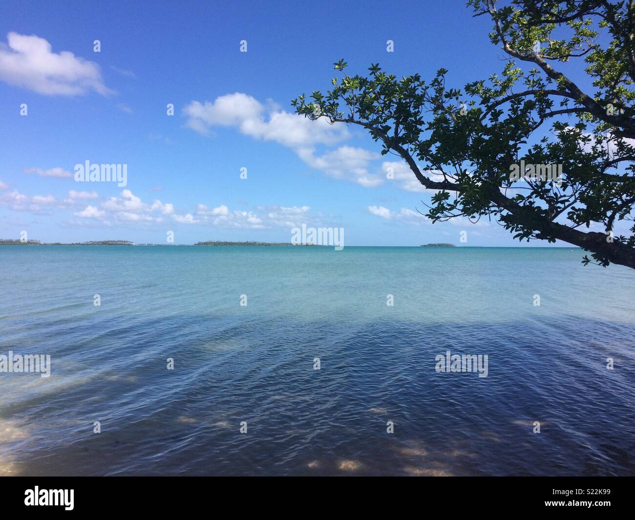 Spiaggia di Tonga Foto Stock