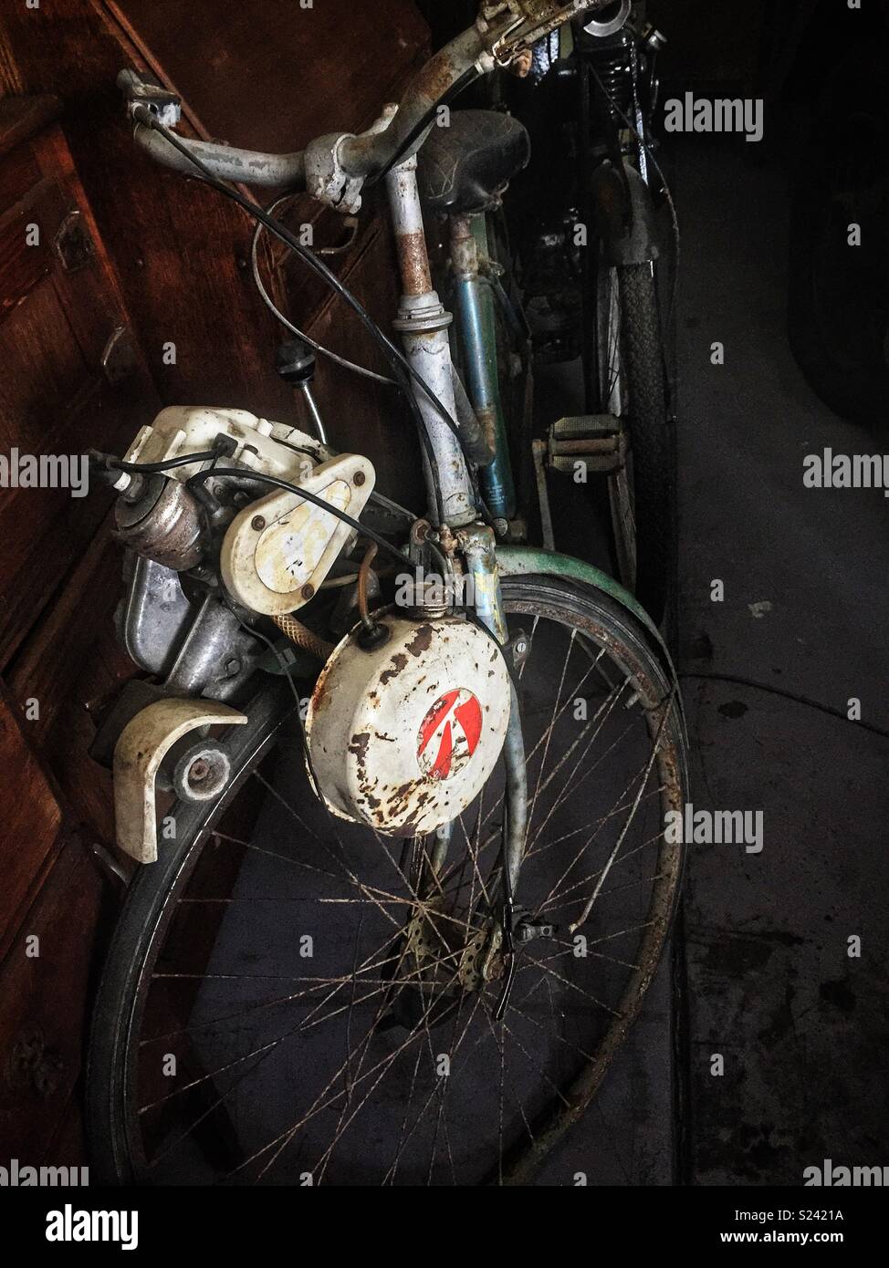 Bicycle With An Engine Immagini E Fotos Stock Alamy