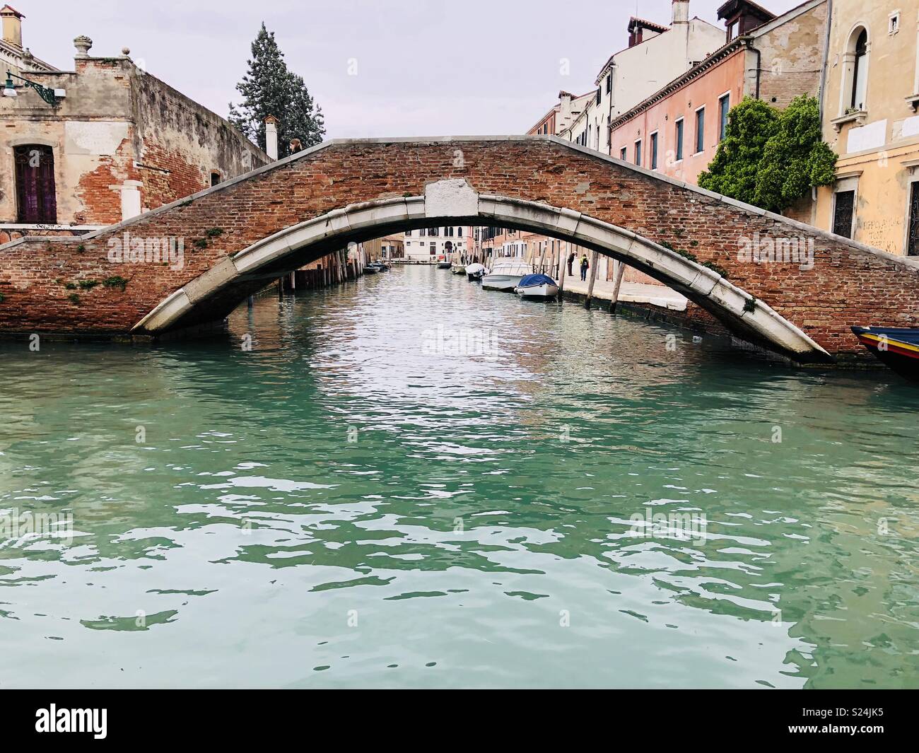 Un ponte di Venezia Foto Stock