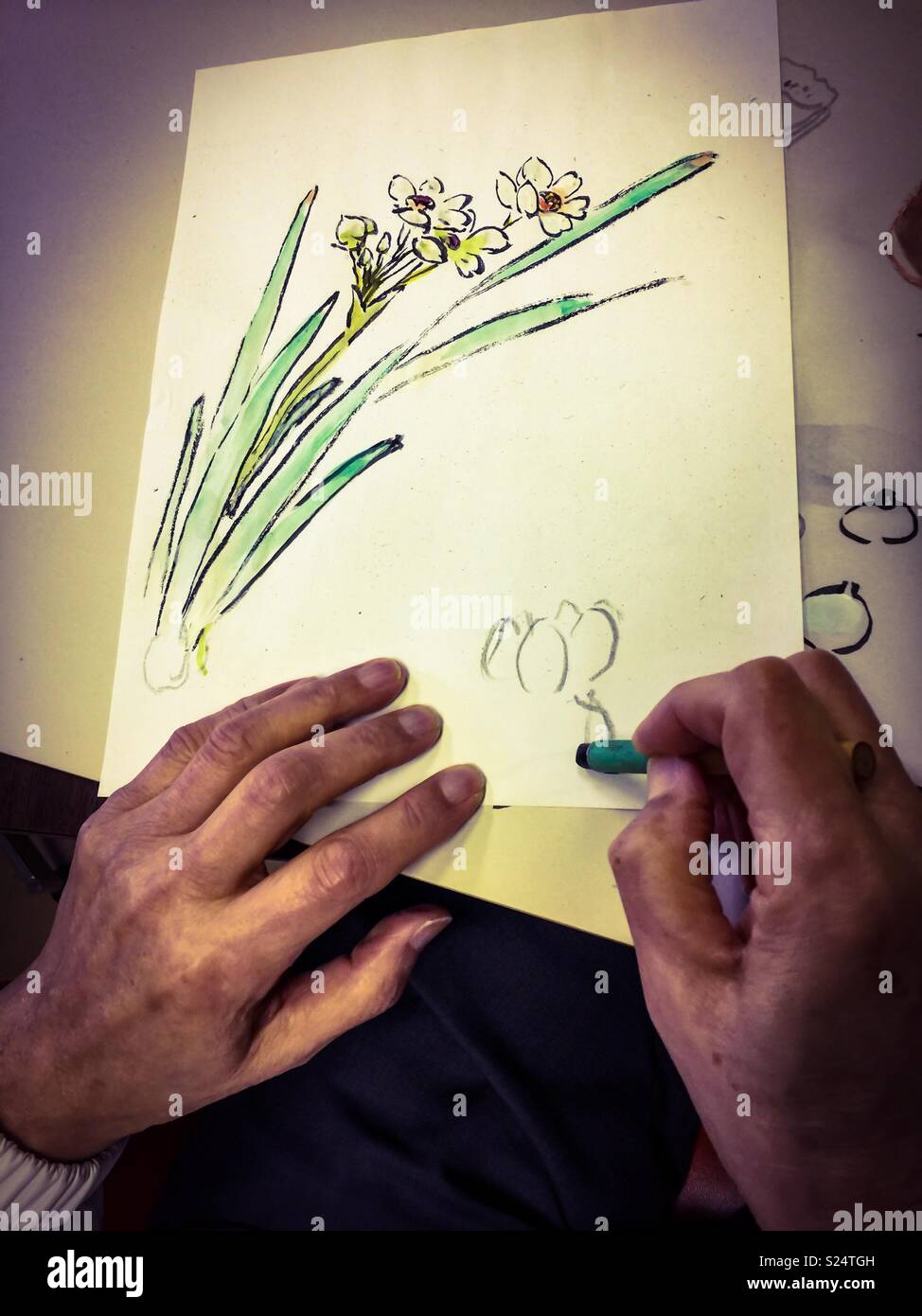 Arte demo - Immagine stock catturata con smartphone