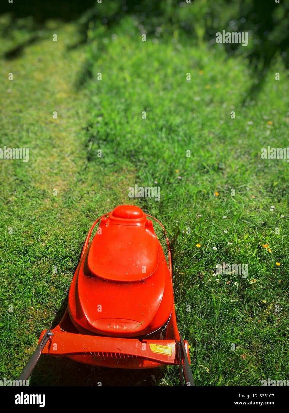 Falciatrice da giardino Foto Stock
