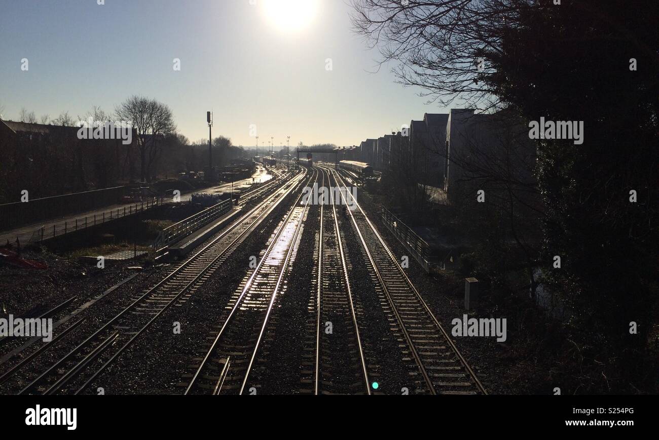 Stazione ferroviaria di Oxford Foto Stock