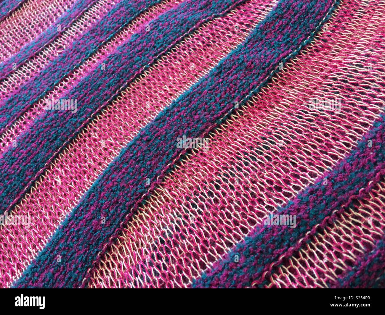 Tessuto a maglia di spessore sottile Foto Stock