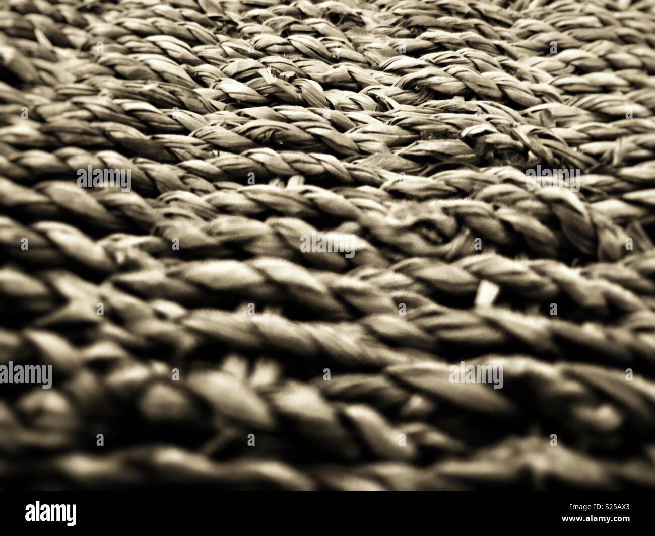 Basket weave Texture di fanerogame Foto Stock