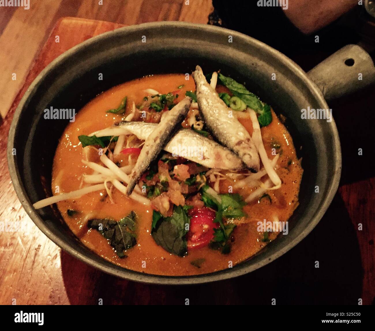 Curry di pesce Foto Stock