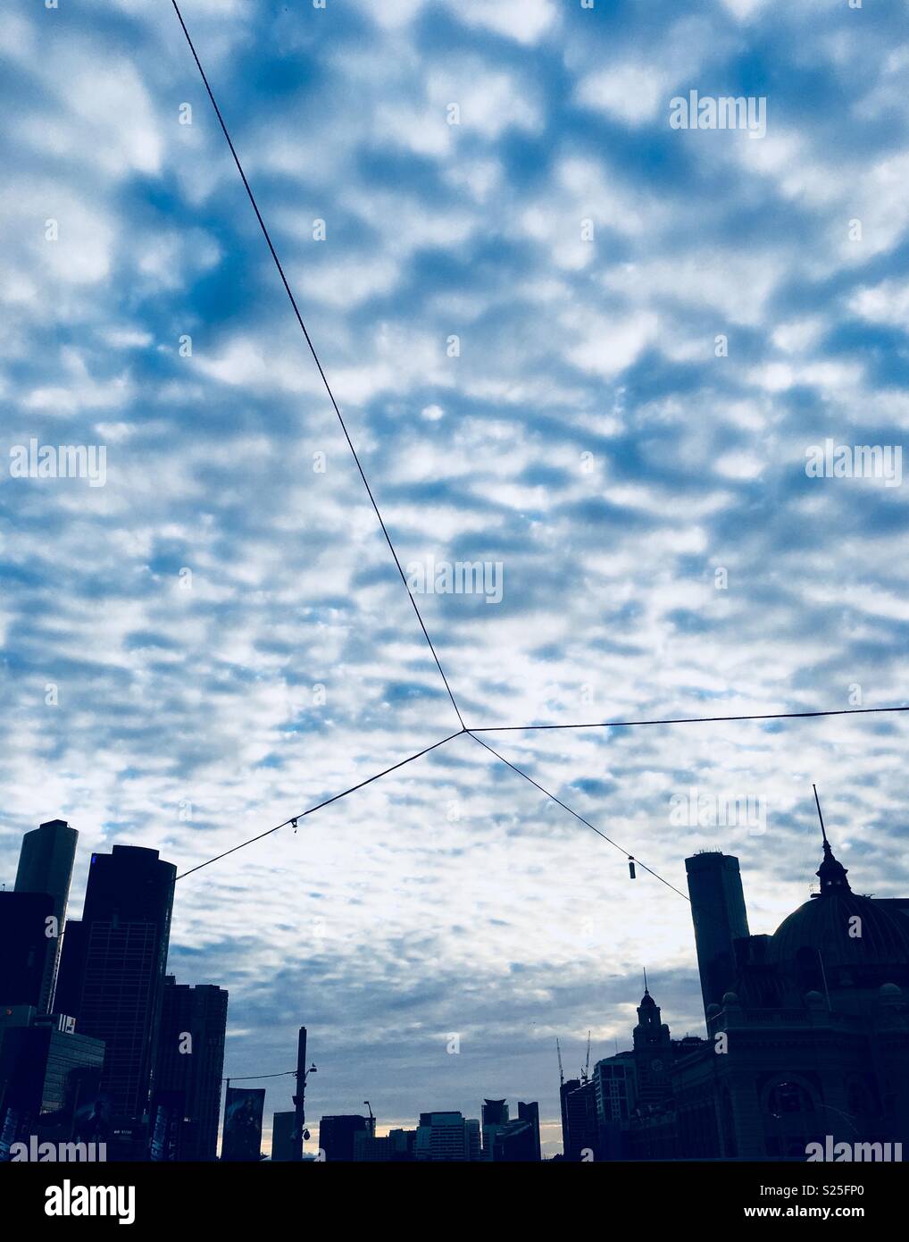 Città sky, Melbourne, Australia Foto Stock