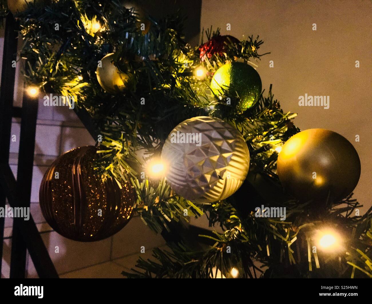 Pallina di Natale ornamenti Foto Stock