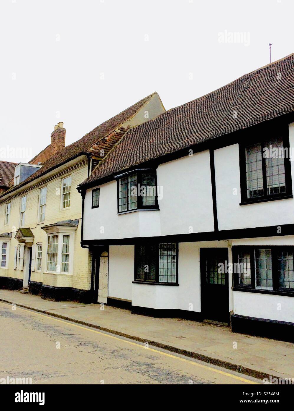 Gli edifici di vecchia costruzione in San Dunstans area di Canterbury Kent Foto Stock