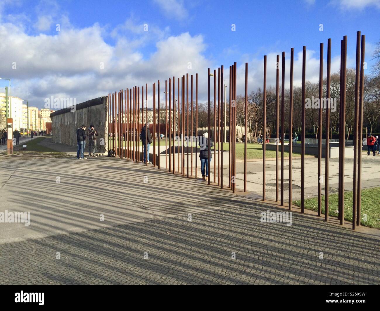 Muro di Berlino - Immagine stock catturata con smartphone