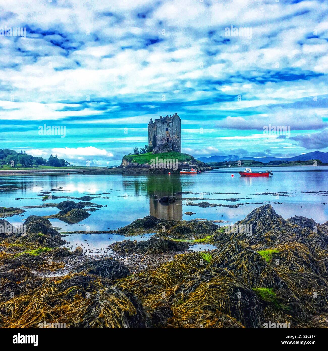Castle Stalker, Argyll Foto Stock