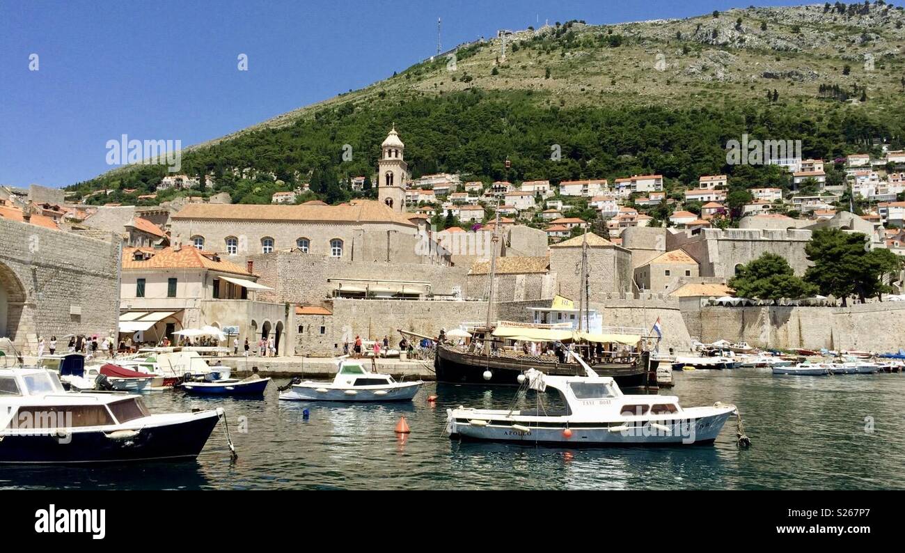 Dubrovnik Croazia - Immagine stock catturata con smartphone